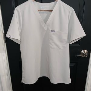 Catarina Figs Scrub Womens Top Large Bone